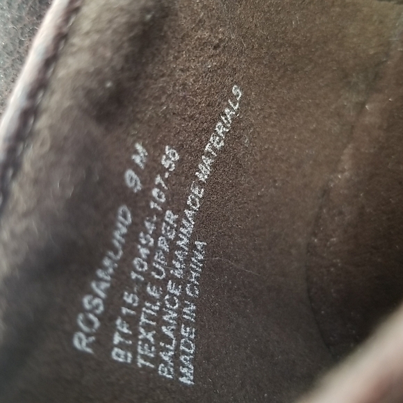 Baretraps SZ 9M Rosamund Ankle Boots Booties Heeled Brown Side Zip Vegan - Picture 9 of 11